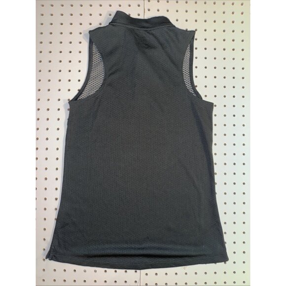 Nike Dri-FIT Women’s XS Sleeveless Quarter Zip Tennis Golf Top Black - Picture 6 of 6